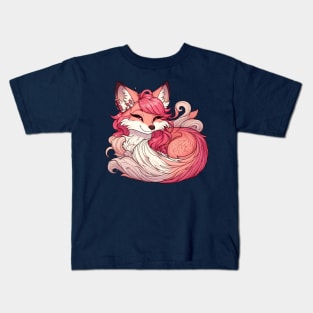 Foxy hairstylist Kids T-Shirt